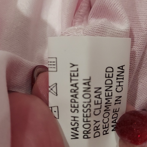 Pretty in Pink Adjustable Spaghetti Strap Maxi Dress with Floral Print Size 2x - Picture 8 of 8